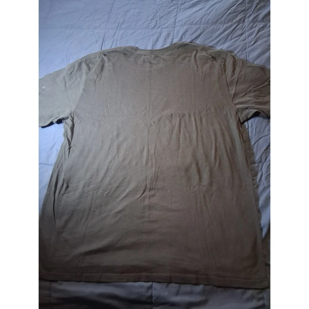 True Religion Men's 3XL Black Graphic Print Logo T-Shirt‎ Designer Jersey Cotton